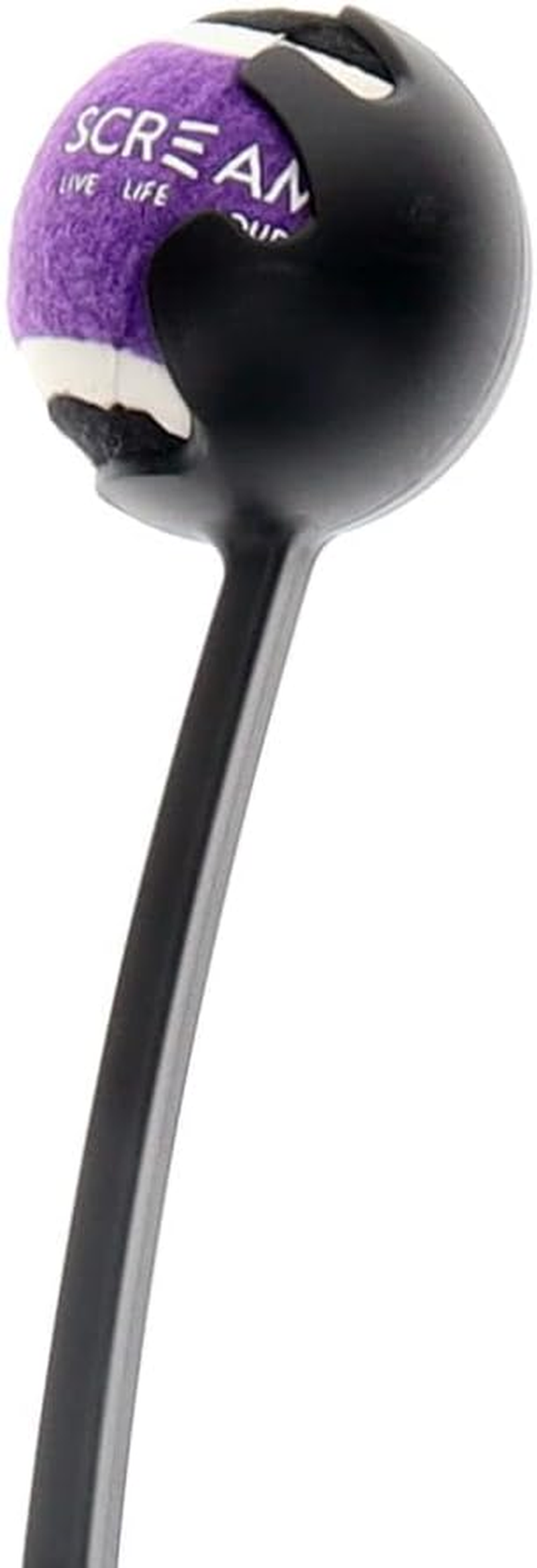 Scream Deluxe Grip Ball Launcher Fetch Pack MED Loud Purple/Black 65Cm (Medium 6Cm Ball) image number 1