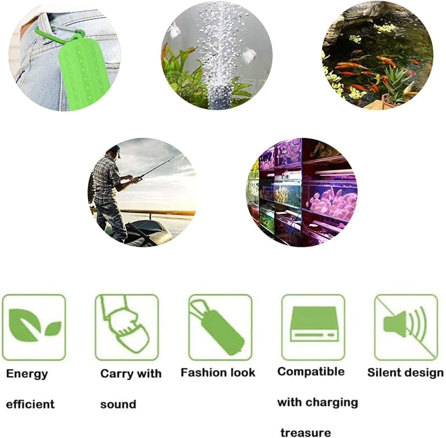 5V Mini Aquarium Air Pump Usb,Portable Mini USB Aquarium Fish Tank Oxygen Air Pump Mute Energy Saving Supplies Accessories,Small Silent Aquarium Air Pump,Fish Tank Air Pump