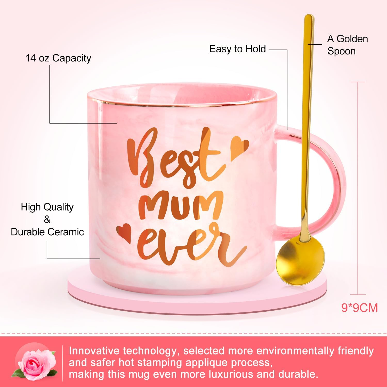 Birthday Gifts for Mum Her, Mum Birthday Gifts, Christmas Presents from Daughter Son Husband, Funny Personalised Presents for Mothers Day image number 1
