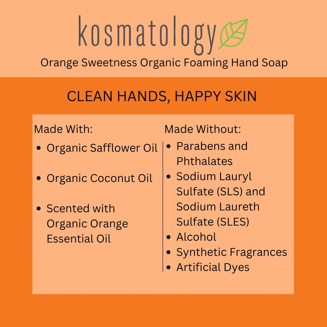 Kosmatology Orange Sweetness (Orange) Foaming Hand Soap image number 1