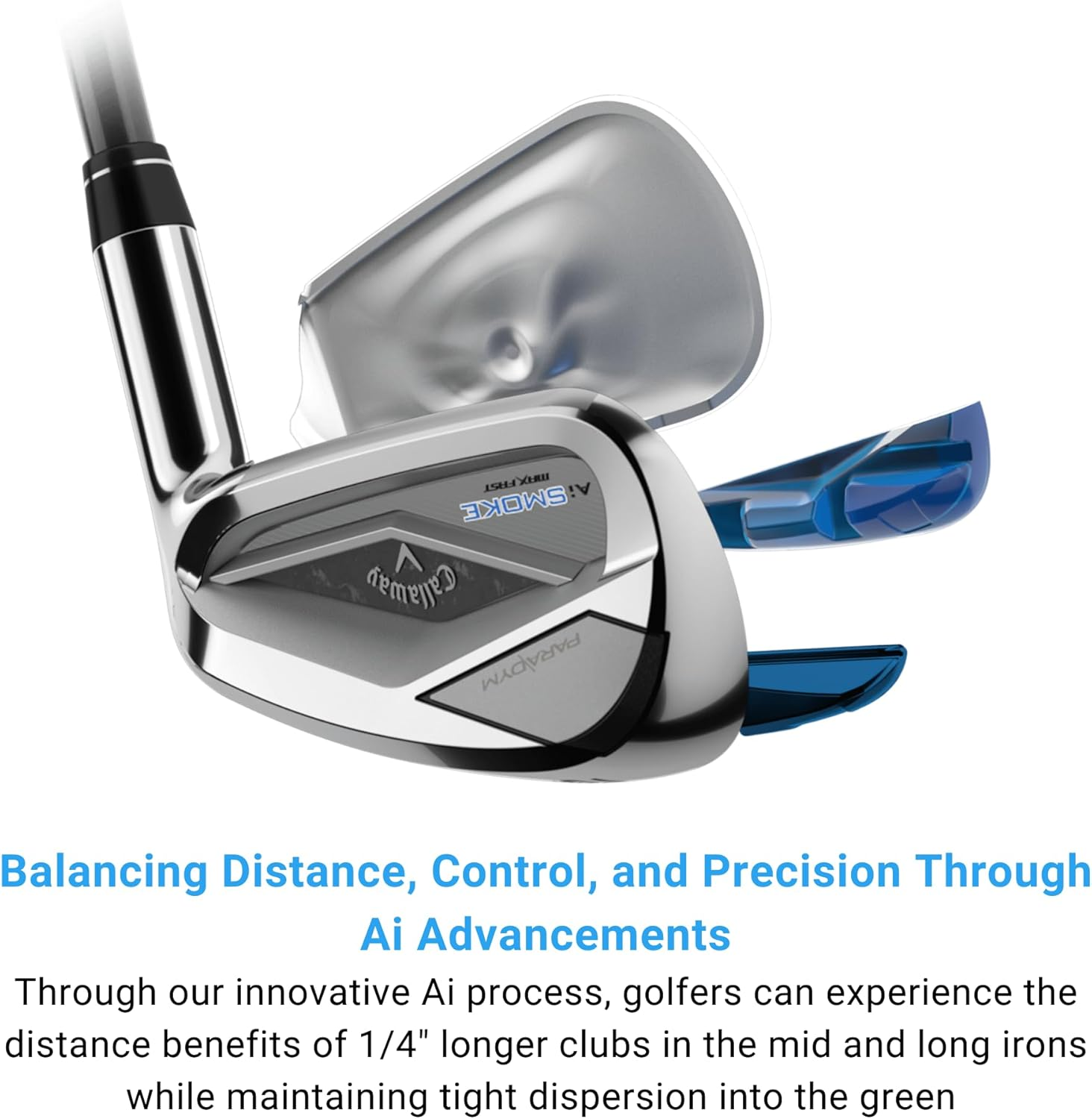 Callaway Golf Paradym AI Smoke Max Fast Individual Iron image number 2