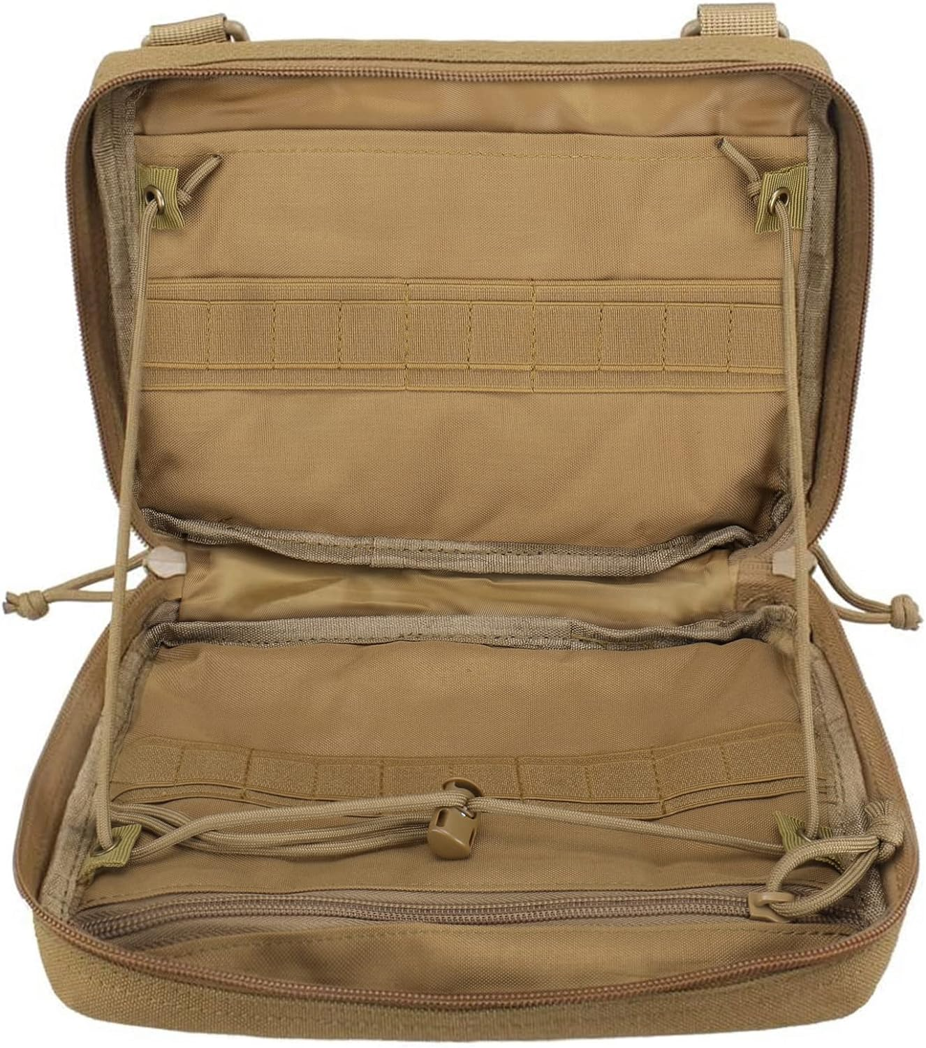 WYNEX Tactical Admin Molle Pouch, Medical EDC EMT Utility Bag Shell Design Attachment Pouches 1000D Nylon Hiking Belt Bags Waterproof