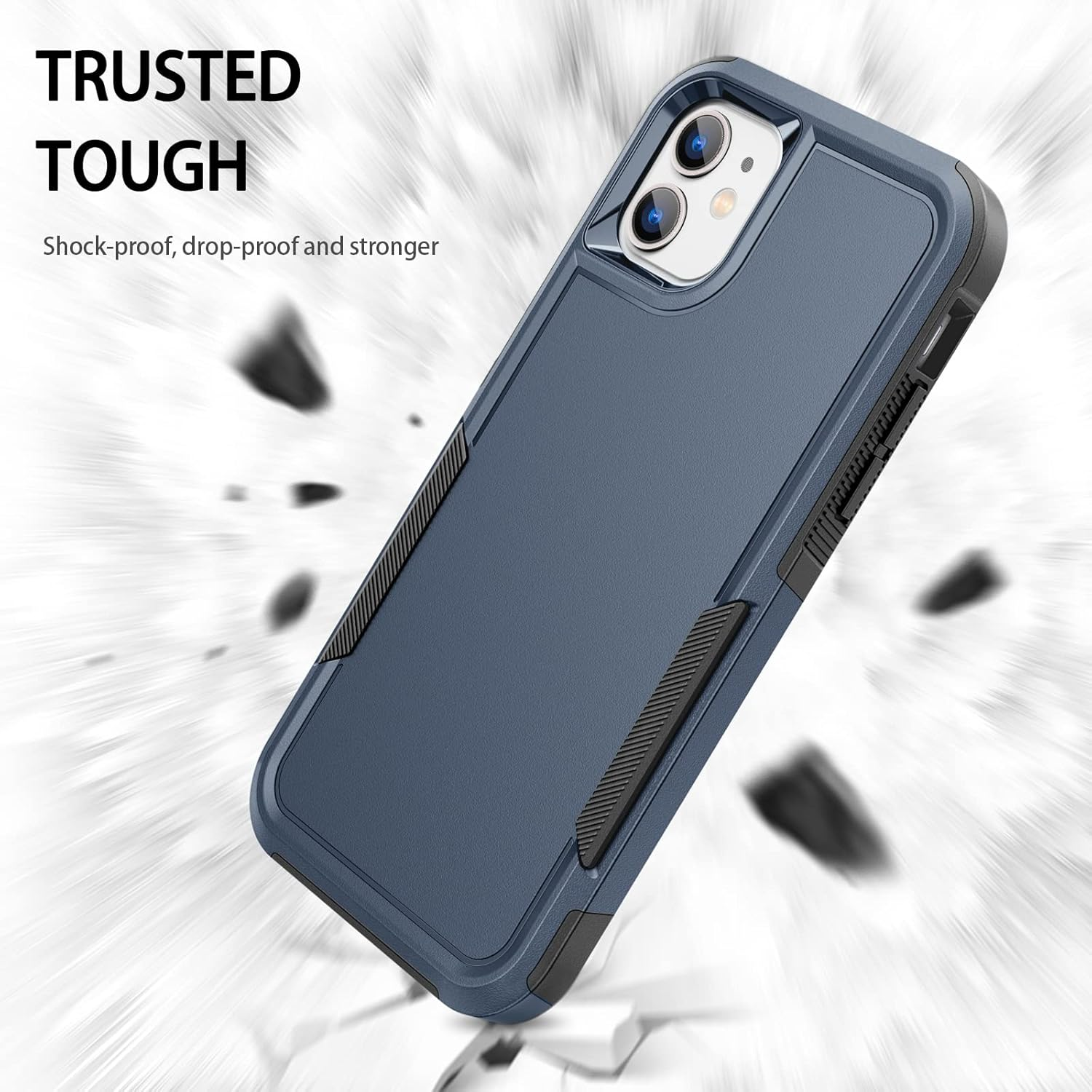 Soft Case for Iphone 11 Case(2019) 6.1-Inch, Hard Pc+Soft TPU Heavy Duty Shockproof Full Protective Tough Rugged Anti-Scratch Iphone 11 Cover image number 3