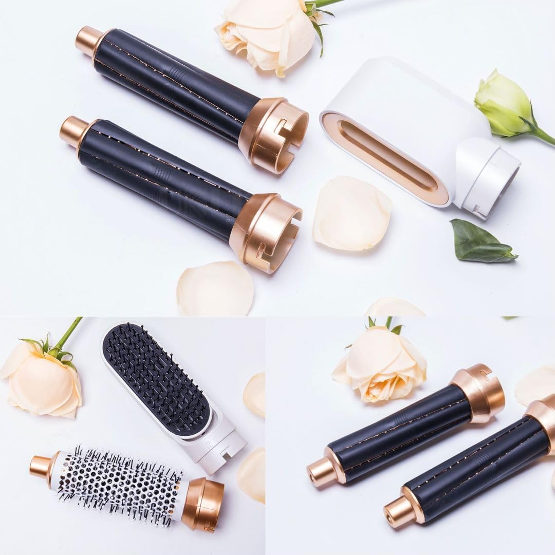 OLY the Complete 5 in 1 Hair Styler by Hoppy Beauty - Hair Dryer Brush for Styling, Curling, Volumizing, Straightening - Detachable & Interchangeable Hair Styling Tools for All Hair Types image number 1