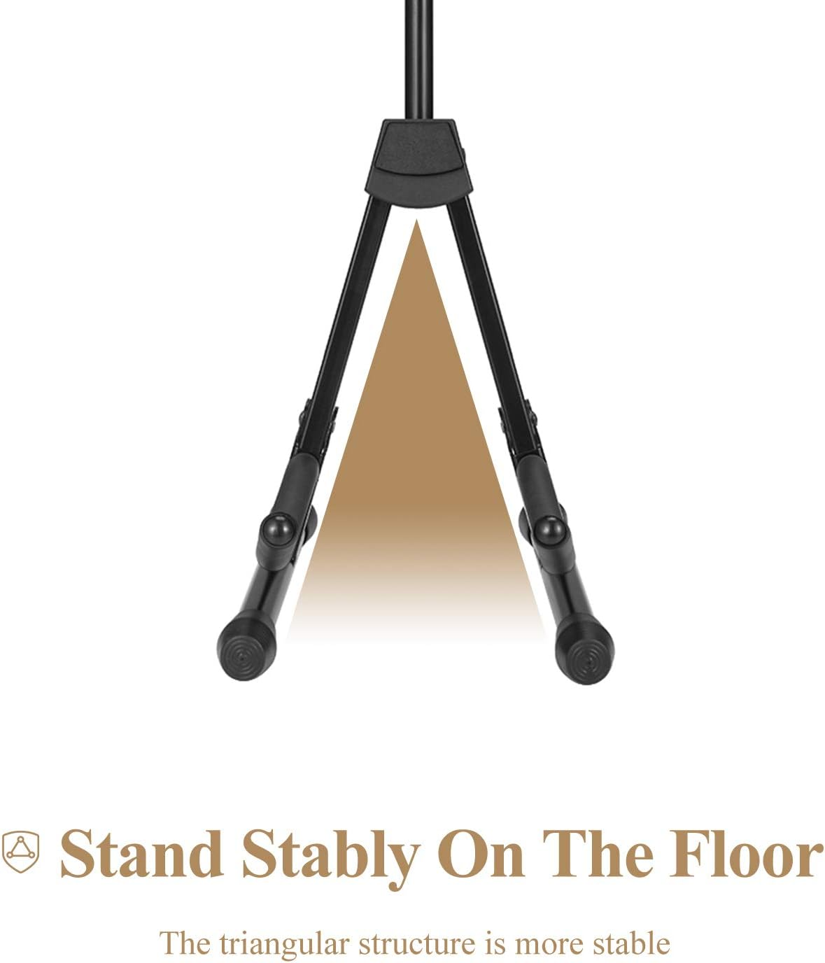 Eastar EST-006 Violin Stand Viola Stand with Bows Hook Holder Portable Adjustable image number 5