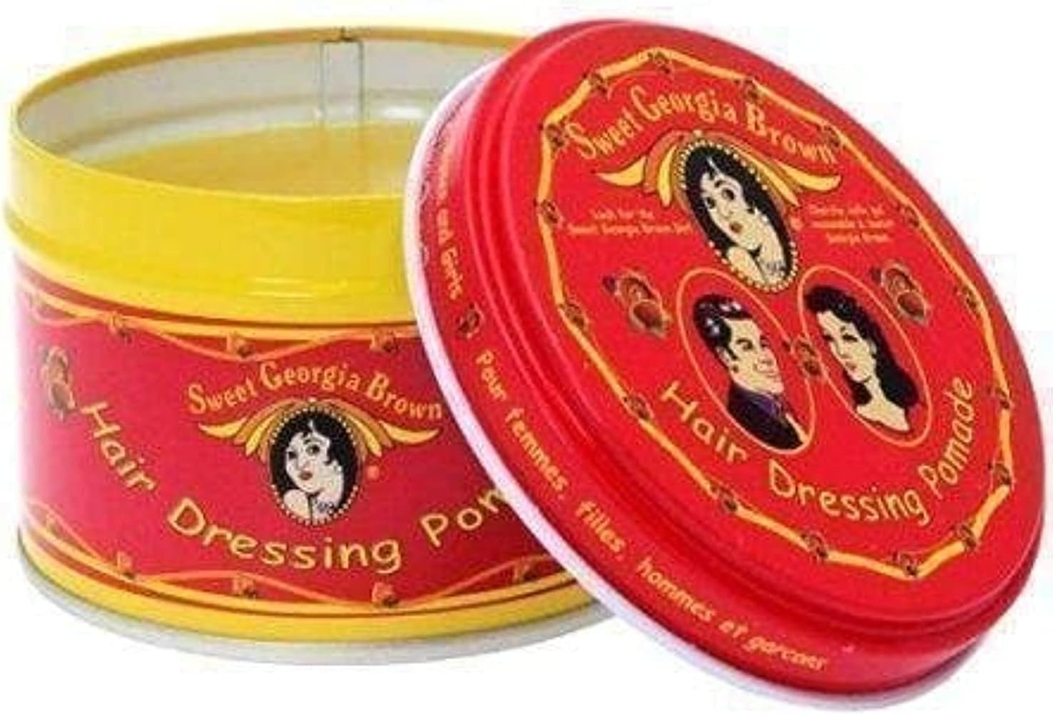 Sweet Georgia Brown Hair Dressing Pomade RED 120Ml image number 3