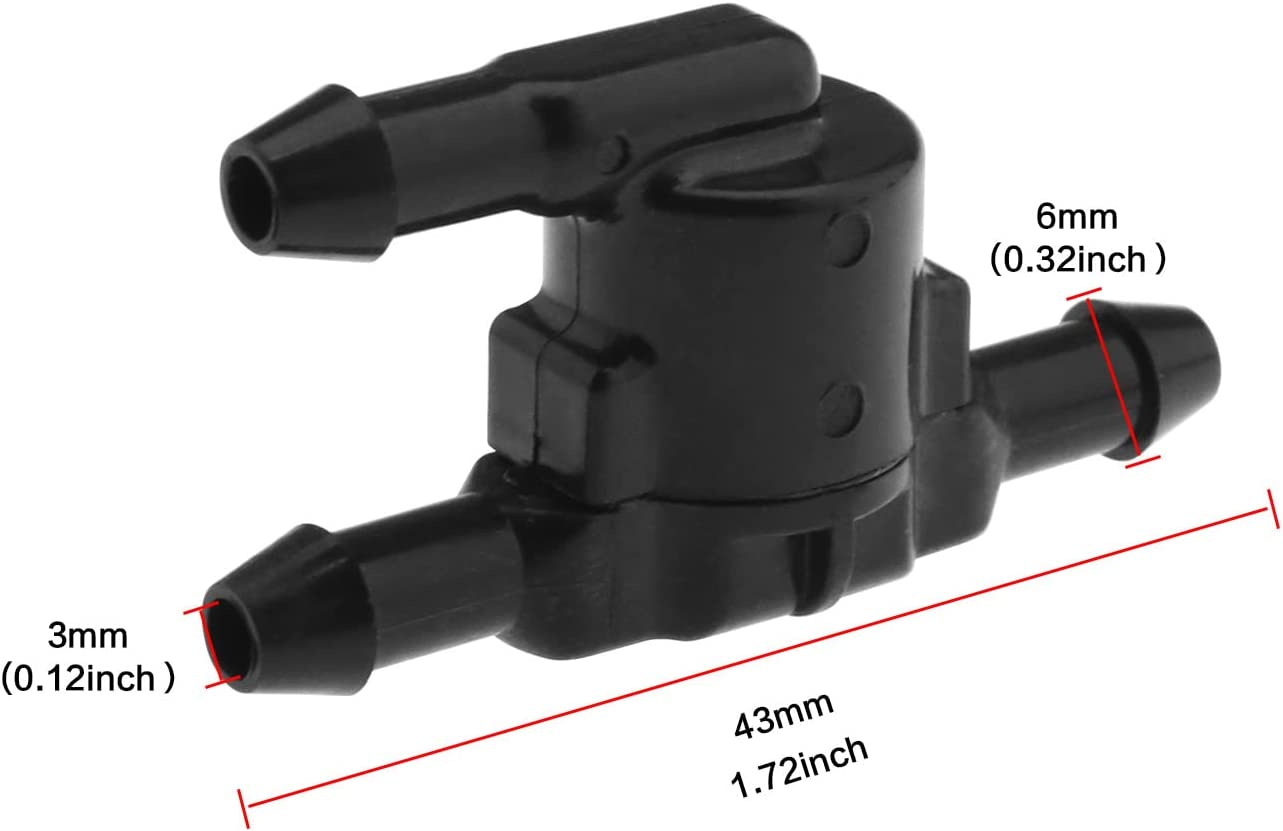 Emsea 2PCS Windscreen Washer Non Return Valve Check Hose Tee T 3 Way 8532128020 Compatible with 4Runner Corolla Highlander Land Cruiser Prado Mirai Sequoia Tundra image number 4