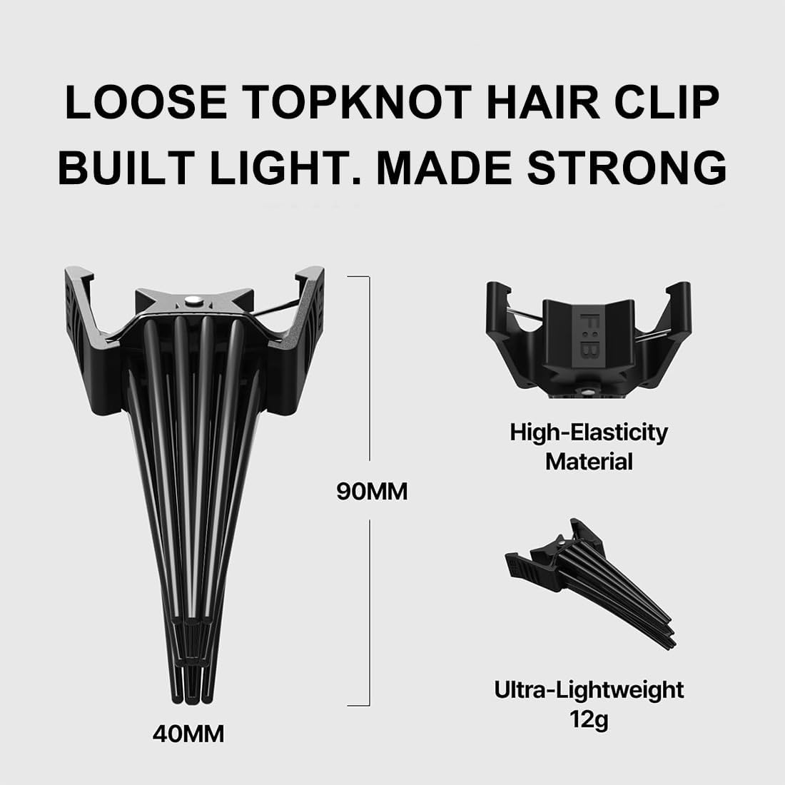 JYNVO 2Pcs Volume Clip, Volume Clip for Hairline, Hair Roots Lifting Clips, Unisex, Hairstyle Styling with Hair Lacquer, Fluffy Crown & Bangs image number 3