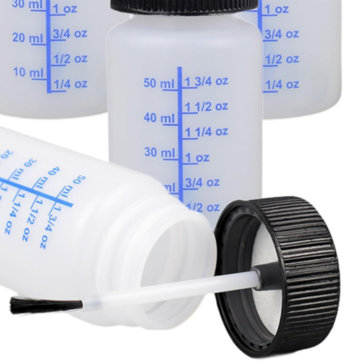 10Pcs Empty Touch up Paint Bottle Leftover Paint Container with Paint Mixing Balls 60Ml Touchup Paint Bottle image number 4