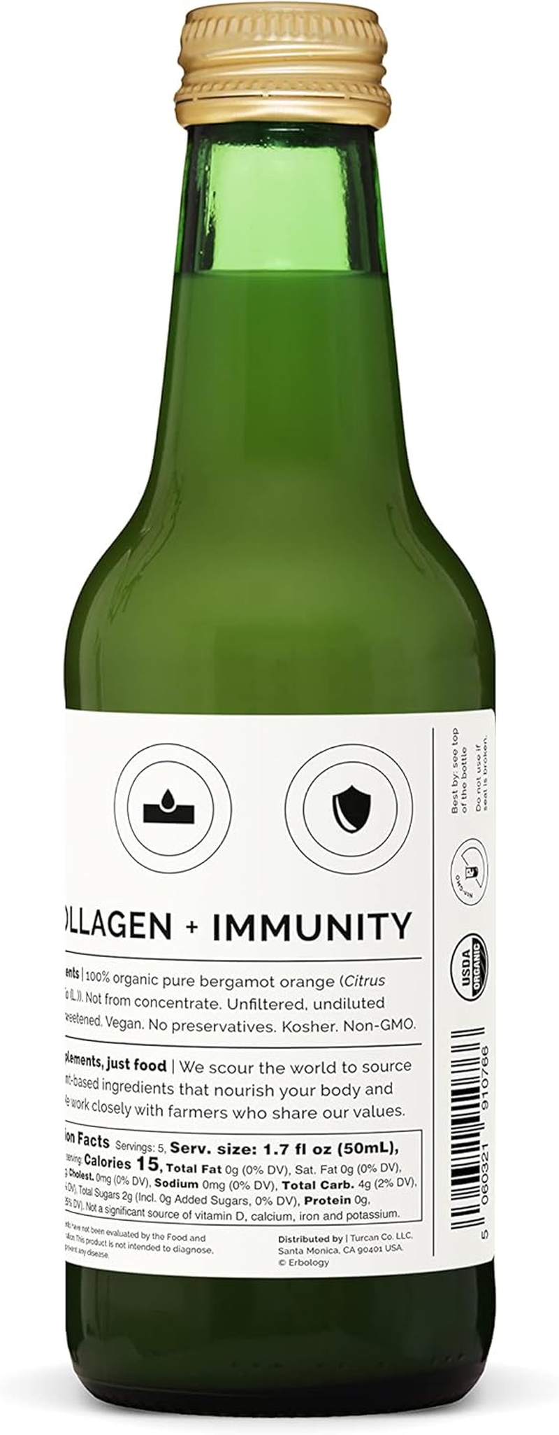 100% Organic Bergamot Juice 250Ml - Supports Immunity and Collagen Production - Rich in Vitamin C and Bioactive Flavonoids - Straight from Farm in Italy - Undiluted - No Added Sugar - Non-Gmo image number 5