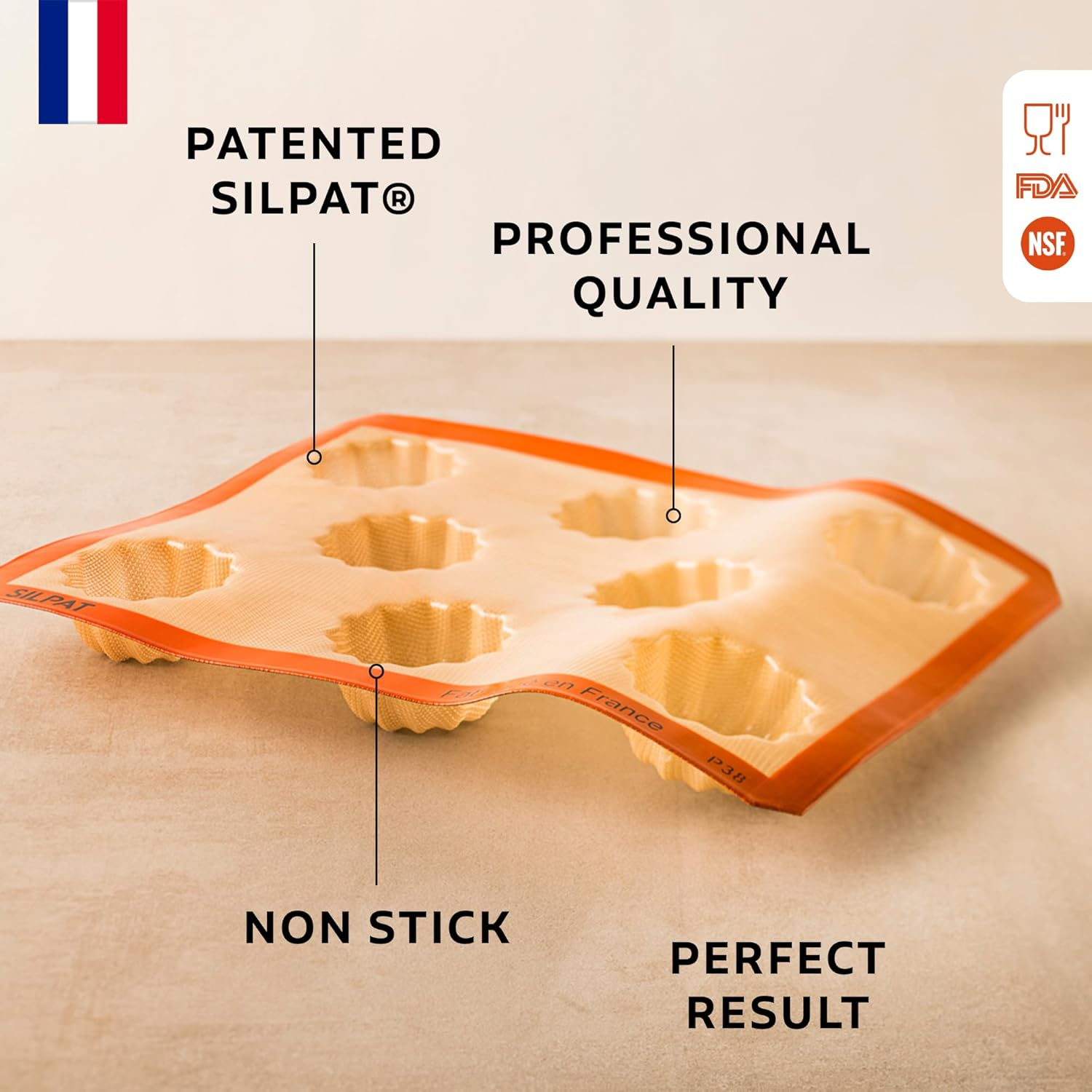 Silpat Perfect Mini Fluted Cake Mold image number 2