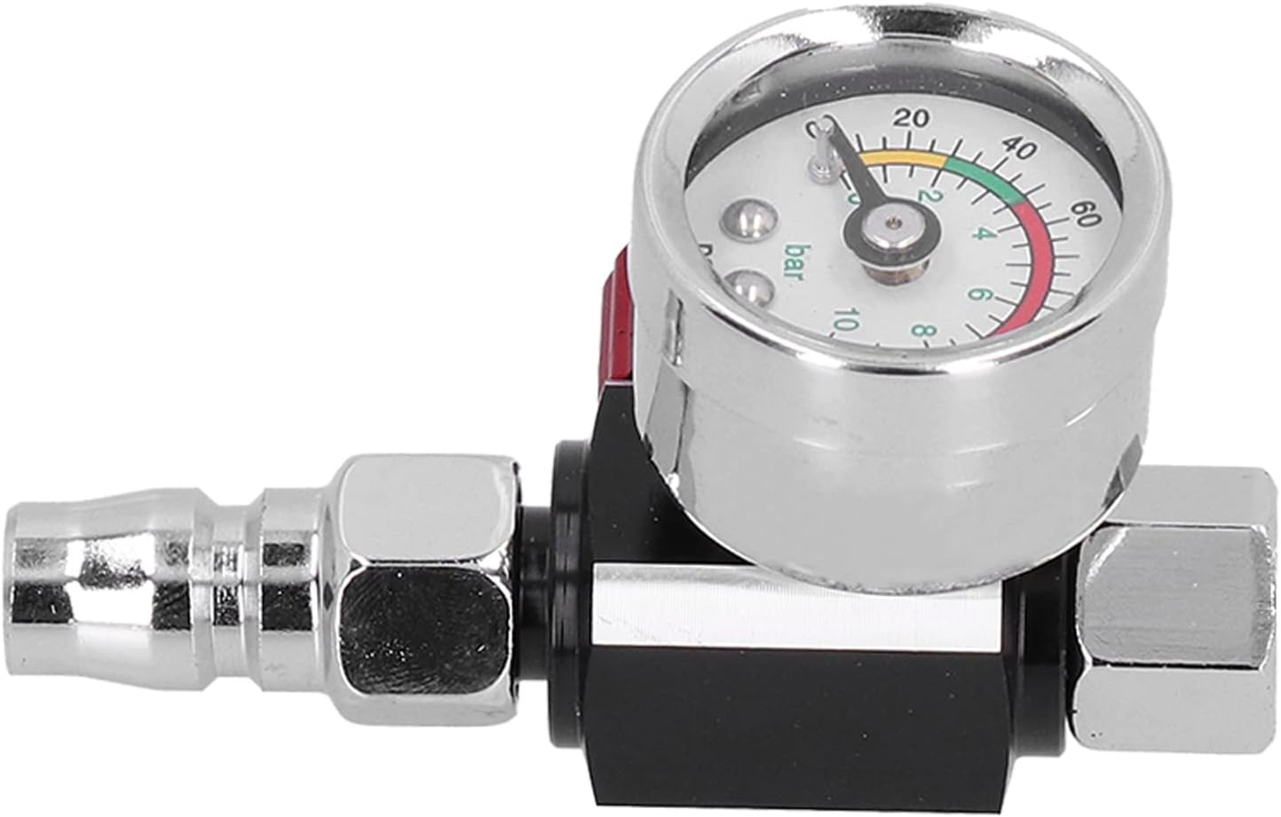 Paint Gun Air Adjusting Regulator, G1/4In Thread Spray Paint Gun Air Pressure Regulator Regulating Adjusting Valve Sprayer,For Pneumatic Spray, Pressure image number 4