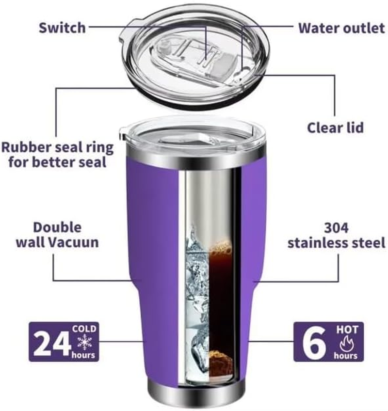 Insulated Travel Mug, 900Ml, Stainless Steel, Double-Wall Vacuum Sealed, Mum, Mother'S Day (Pink) - Pink image number 2