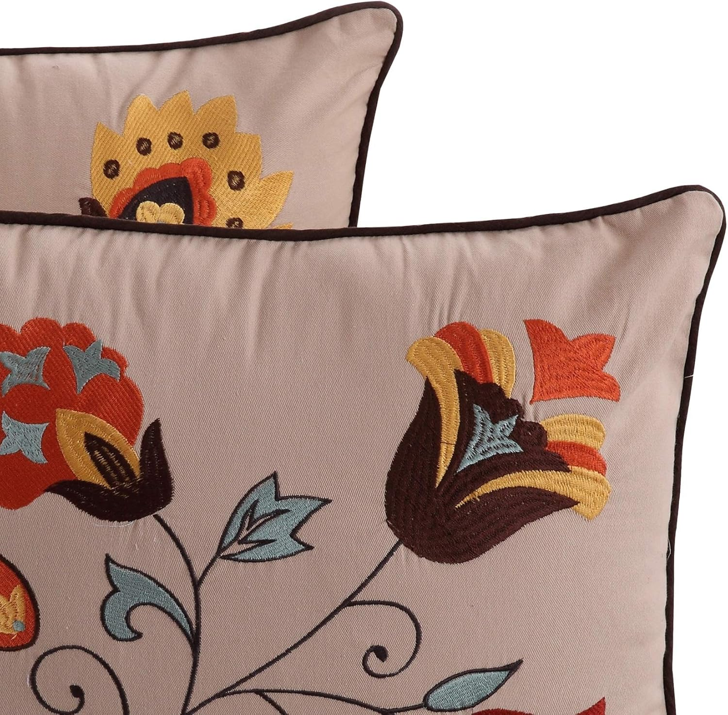 Greenland Home GL-1010GBSK Greenland Home 5 Piece Sedona Bonus Quilt Set, Multicolor, King image number 2