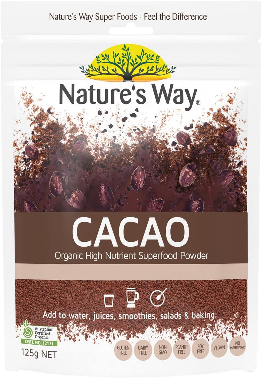 Nature'S Way Super Cacao Organic Powder 125 G