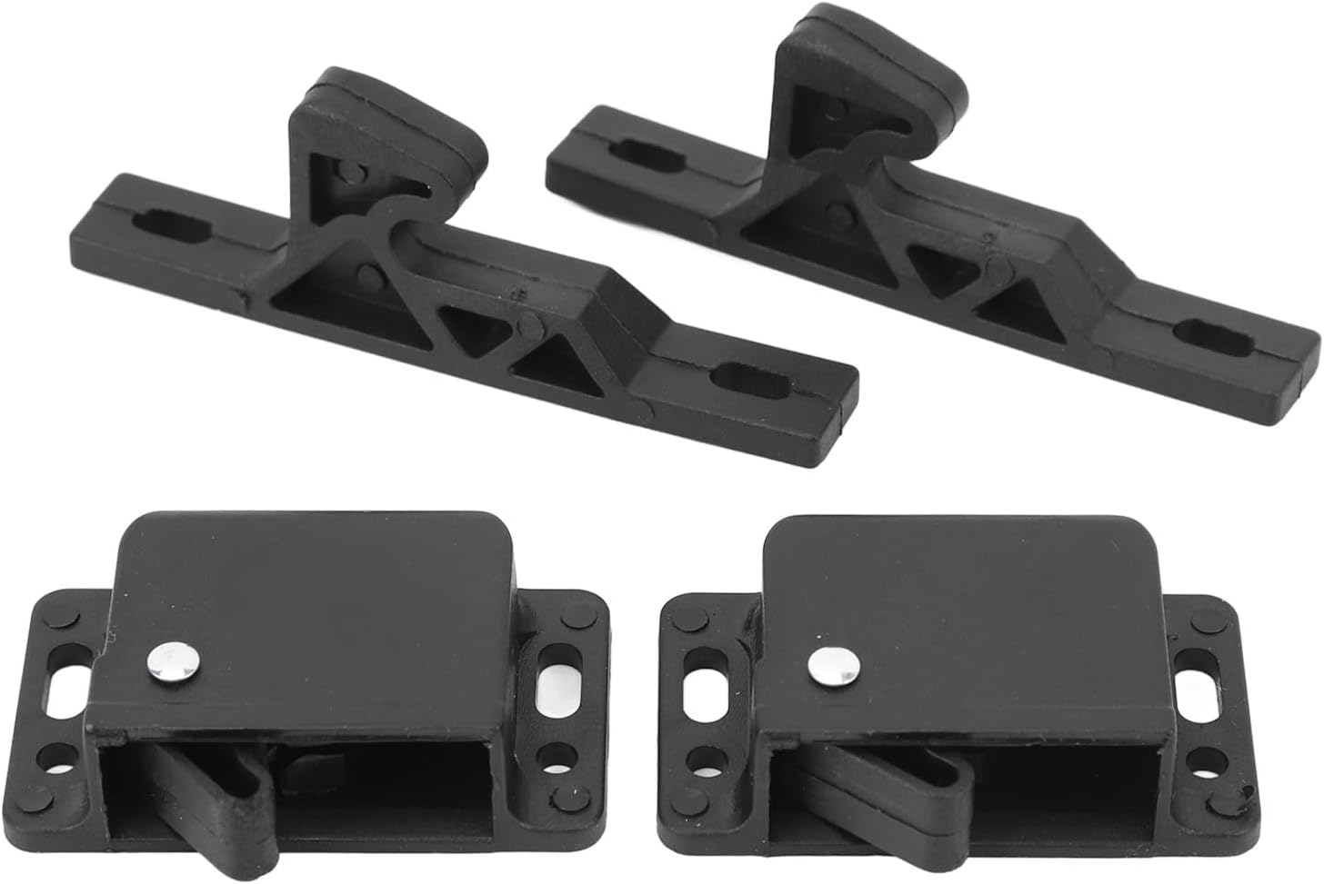 8 Sets RV Cabinet Latch, RV Drawer Latches and Catches, Replacements Push Catch Latch with Mounting Hardware for Motor Home Cargo Trailer image number 5