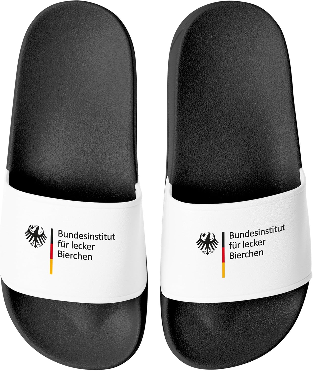 Moonworks Unisex Bathing Slippers with Print Federal Institute for Delicious Beer Printed Men Women Bathing Shoes Men Women Gift