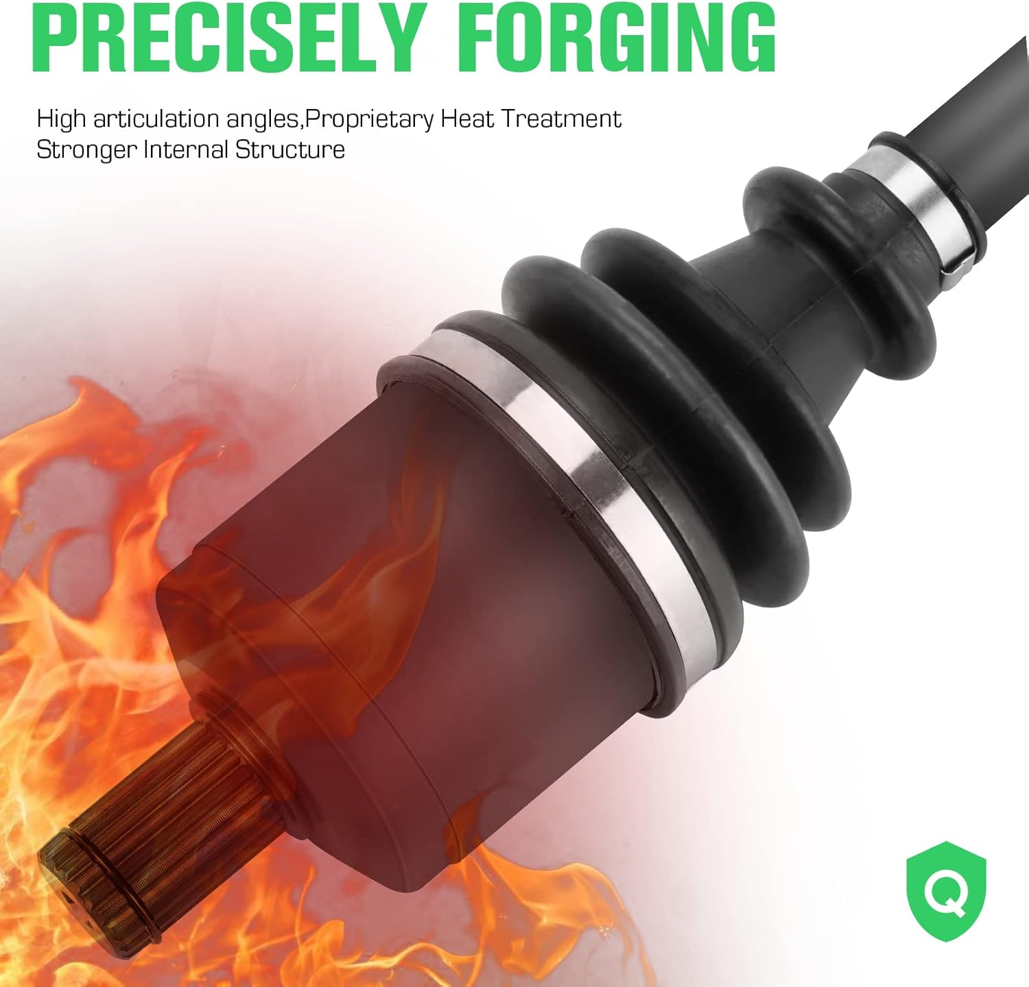 Youxmoto Front CV Axle Fit for Polaris Ranger 570 900 / XP 1000 (Crew Full-Size EPS) 2014 2015 2016 2017 2019 2020; for Ranger RZR 800 S / 4 800 09-14, Left/Right CV AXLE Drive Shaft, for 1332637 image number 5