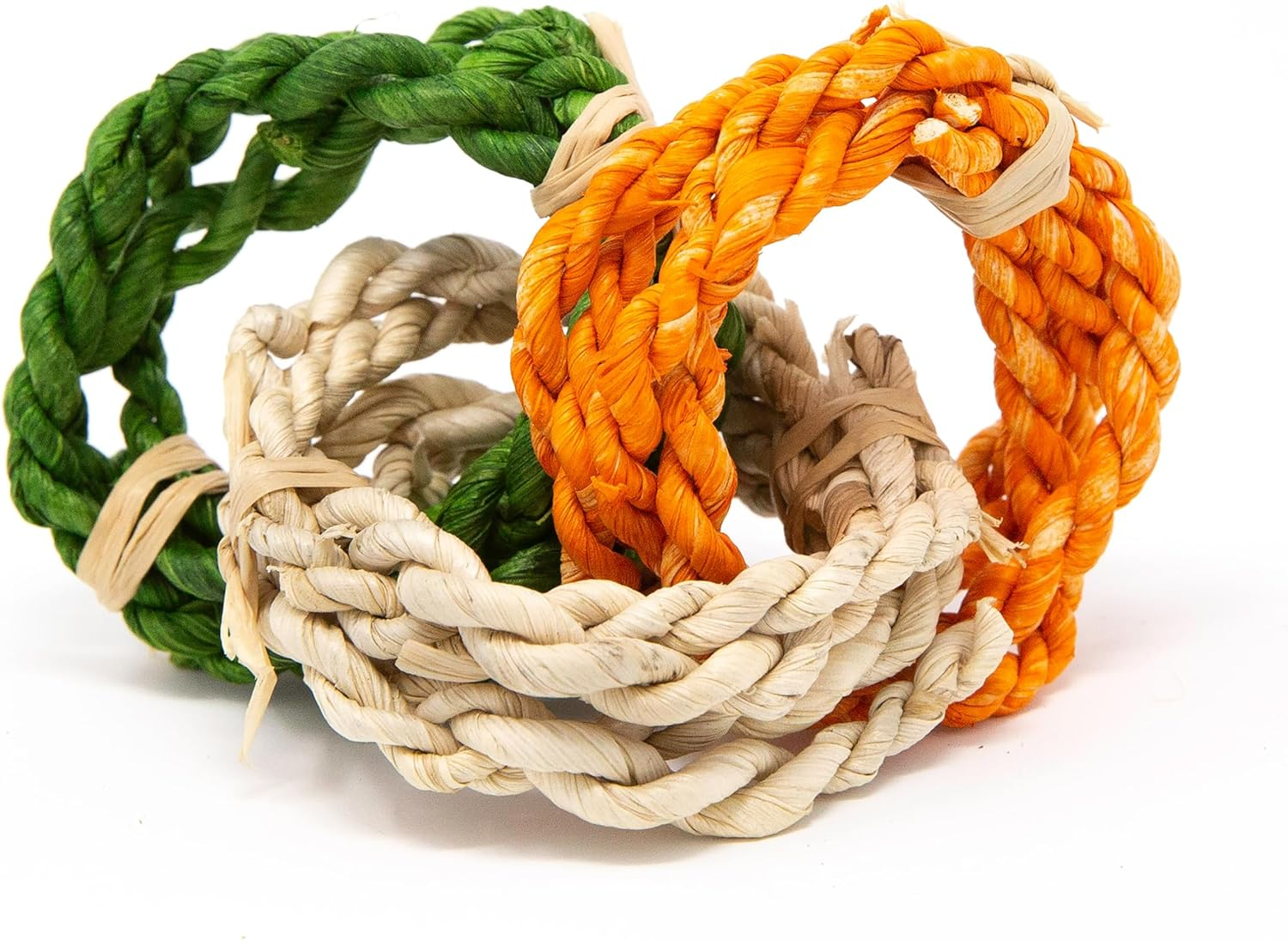 Oxbow Enriched Life Twisty Rings - Rabbit Toy, Guinea Pig Toy, Hamster, Rabbit, Chinchilla, Rat, Chinchilla Cage Accessories, Guinea Pig Accessories for Cage image number 2