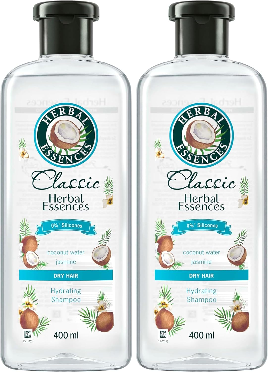 Herbal Essences Classics Coconut 400Ml Shampoo (Pack of 2)