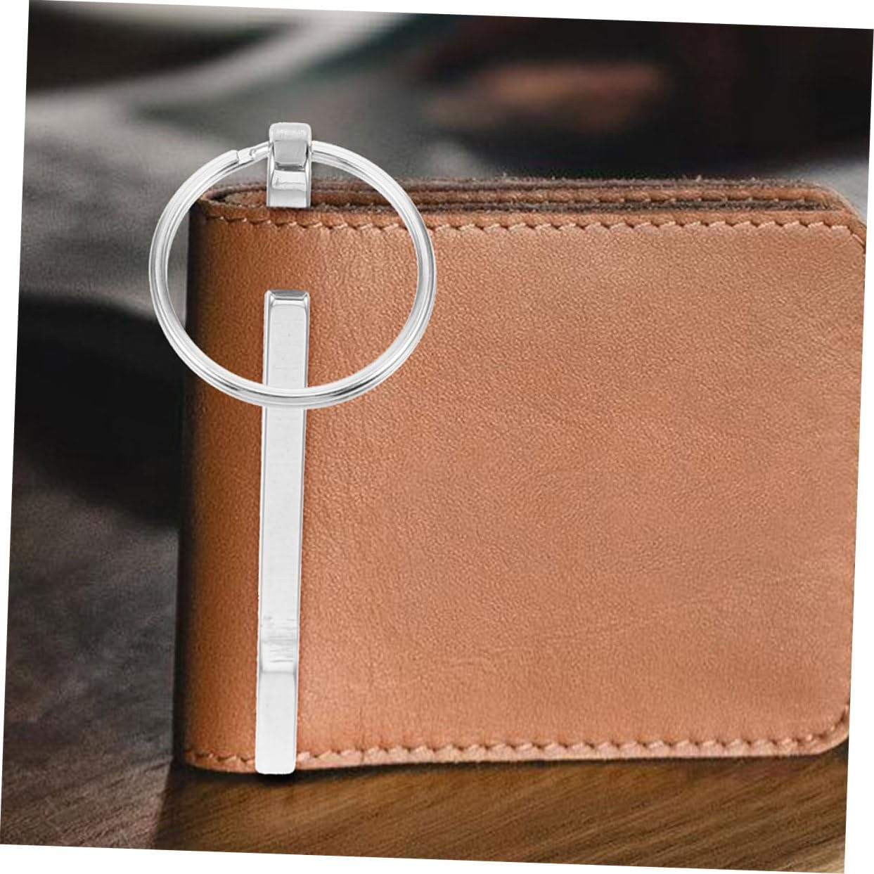 Iplusmile 2Pcs Stainless Steel Carabiner Money Clip Wallet Keychain Clip Portable Cash Holder for Outdoor Activities and Travel image number 4