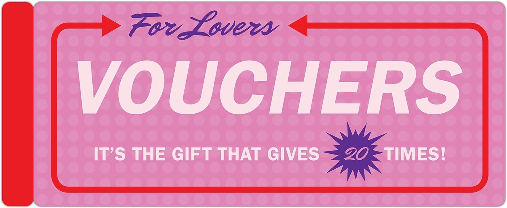 Knock Knock Vouchers for Lovers - Love Coupons Book for Boyfriend, Girlfriend, Spouses & Partners (20 Coupons), 8 X 3.25-Inches image number 2