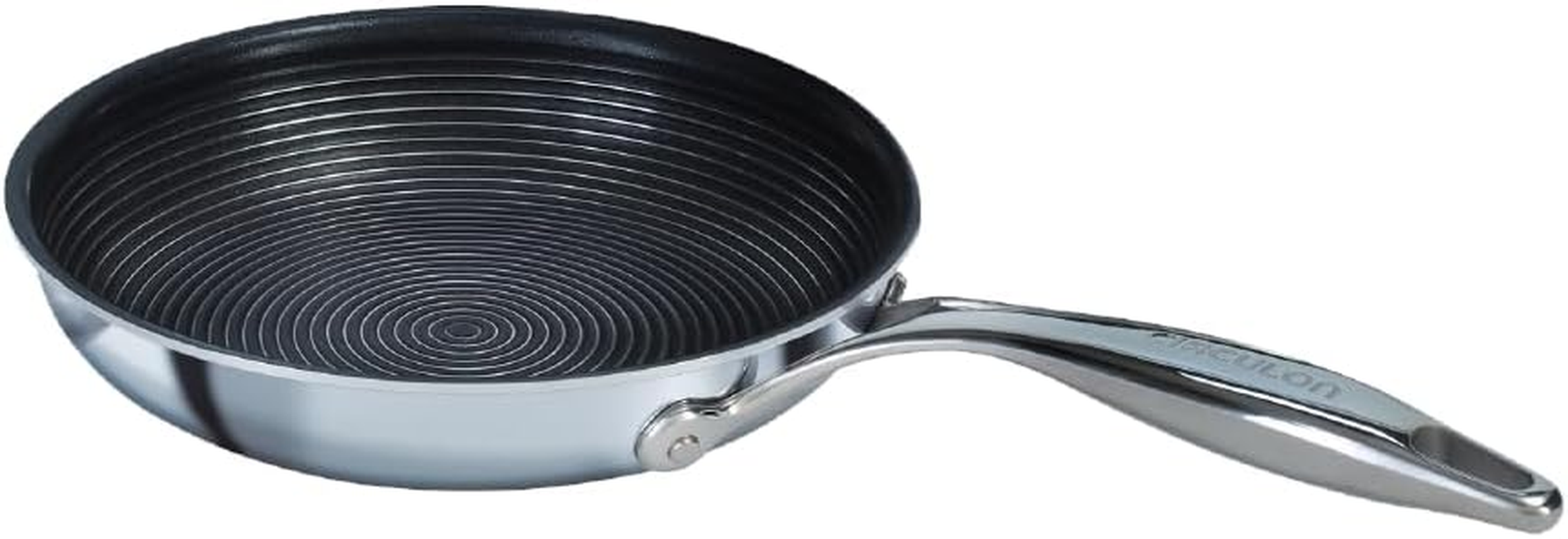 Circulon C-Series Hybrid Clad Stainless Steel Frypan 25Cm, Nonstick Induction Skillet, Steelshield Technology, Metal Utensil Safe, Oven & Dishwasher Safe, Silver image number 1