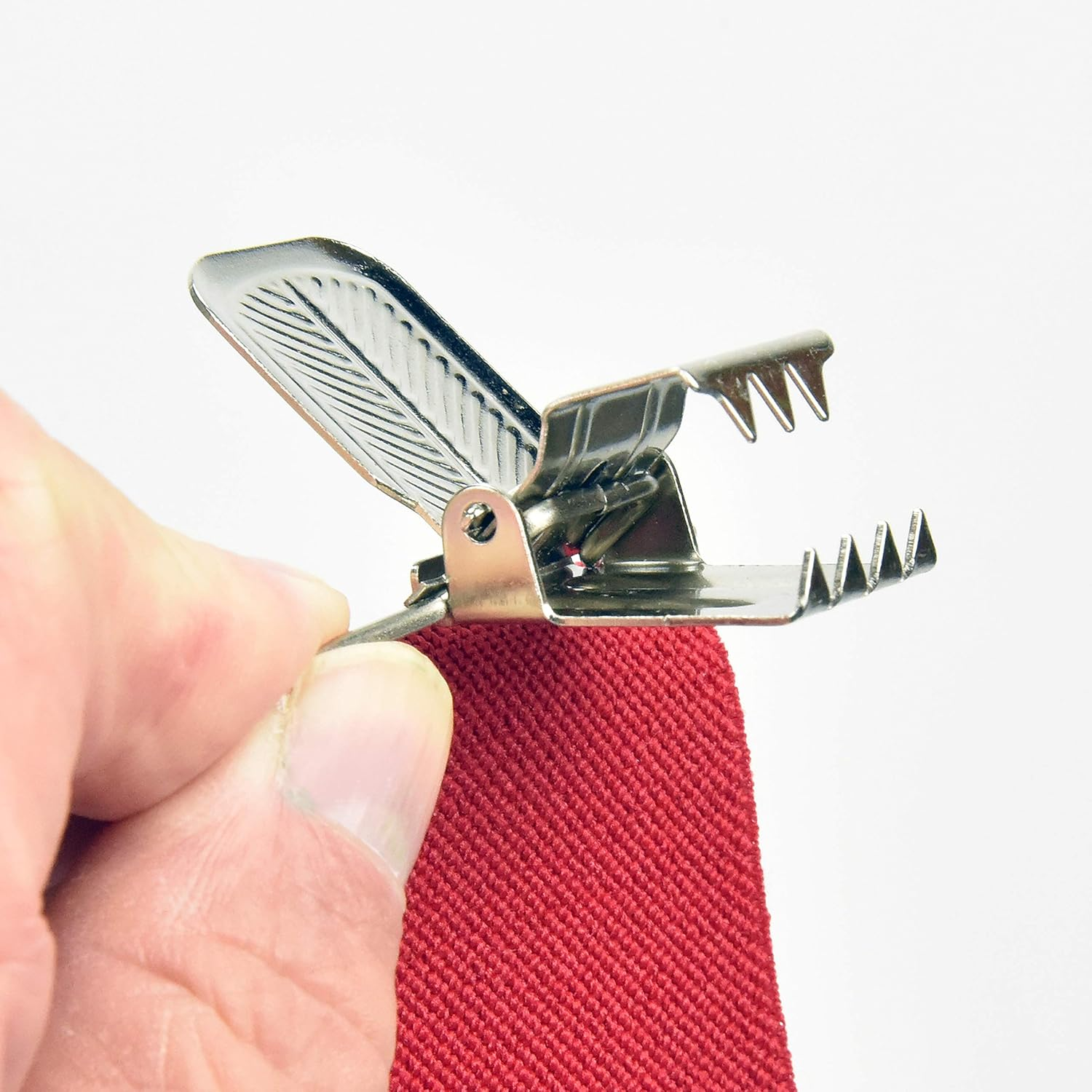 Hold&rsquo;Em Suspenders for Men Heavy Duty Big and Tall Utility Clips 2 Inch Wide Elastic Work Braces image number 7