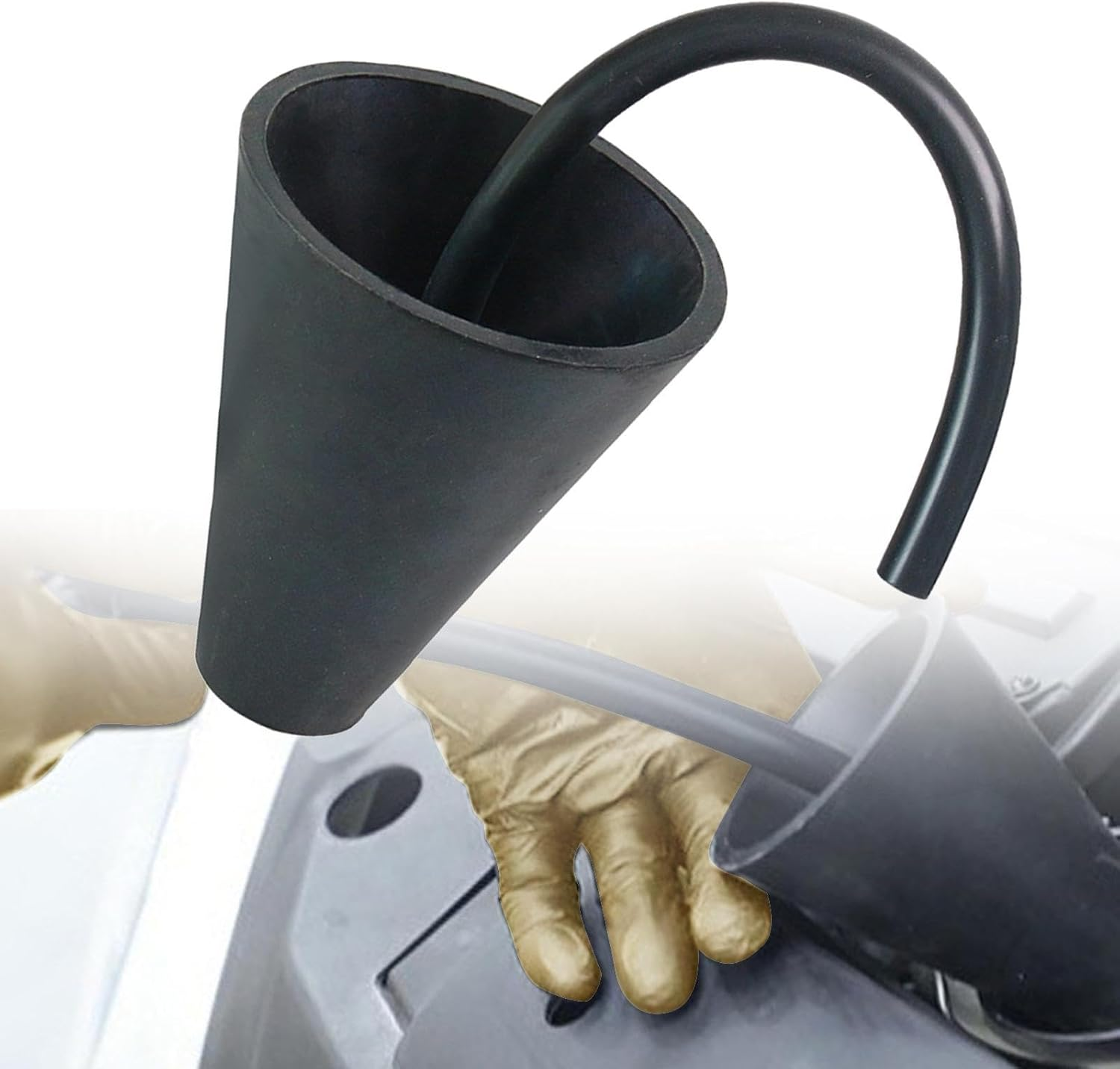 Automotive Smoke Machine Cone Adapter Easy to Use Vehicle Smoke Testing Parts Boot Adapter Silicone for Exhaust Intake image number 6