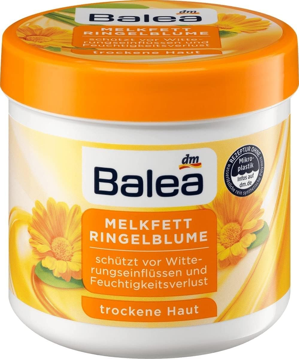 Balea Milk Fat Marigold, 250 Ml, Cares for Dry, Stressed or Cracked Skin, Vegan - German Product image number 1