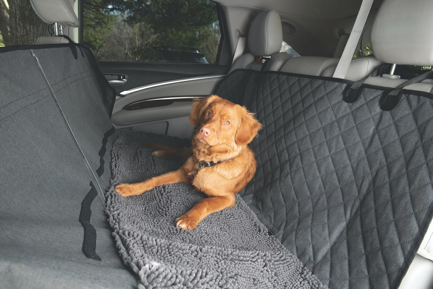 DGS Dog Car Seat Cover, Grey image number 4
