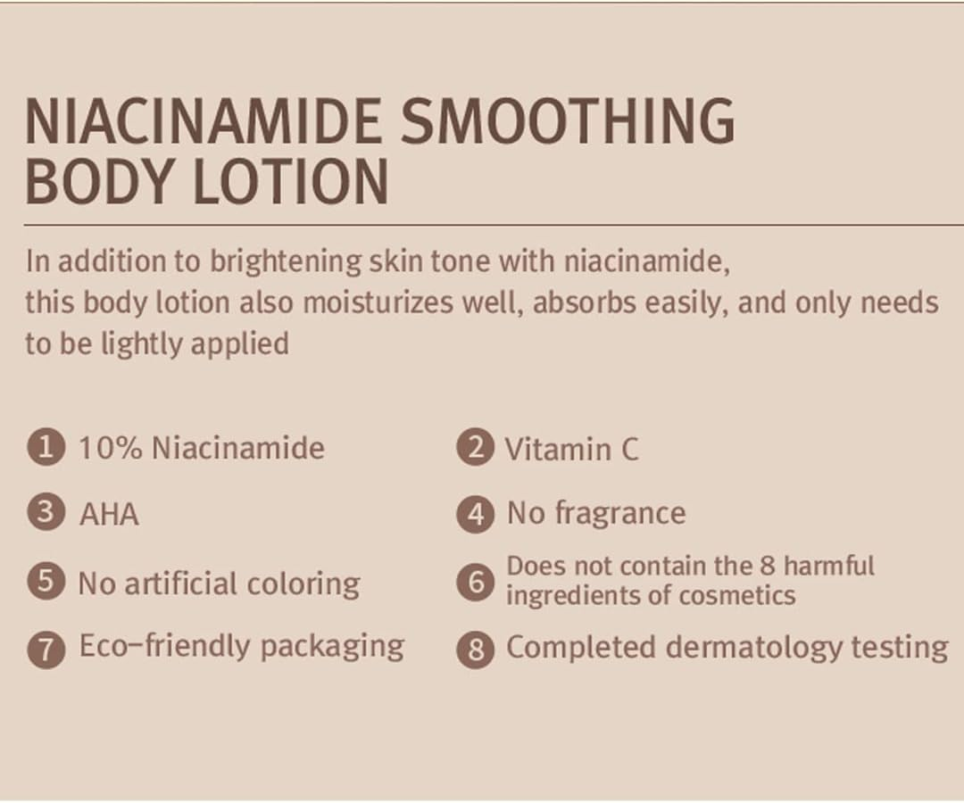 Mizon Niacinamide Smoothing Body Lotion 300 Ml image number 2