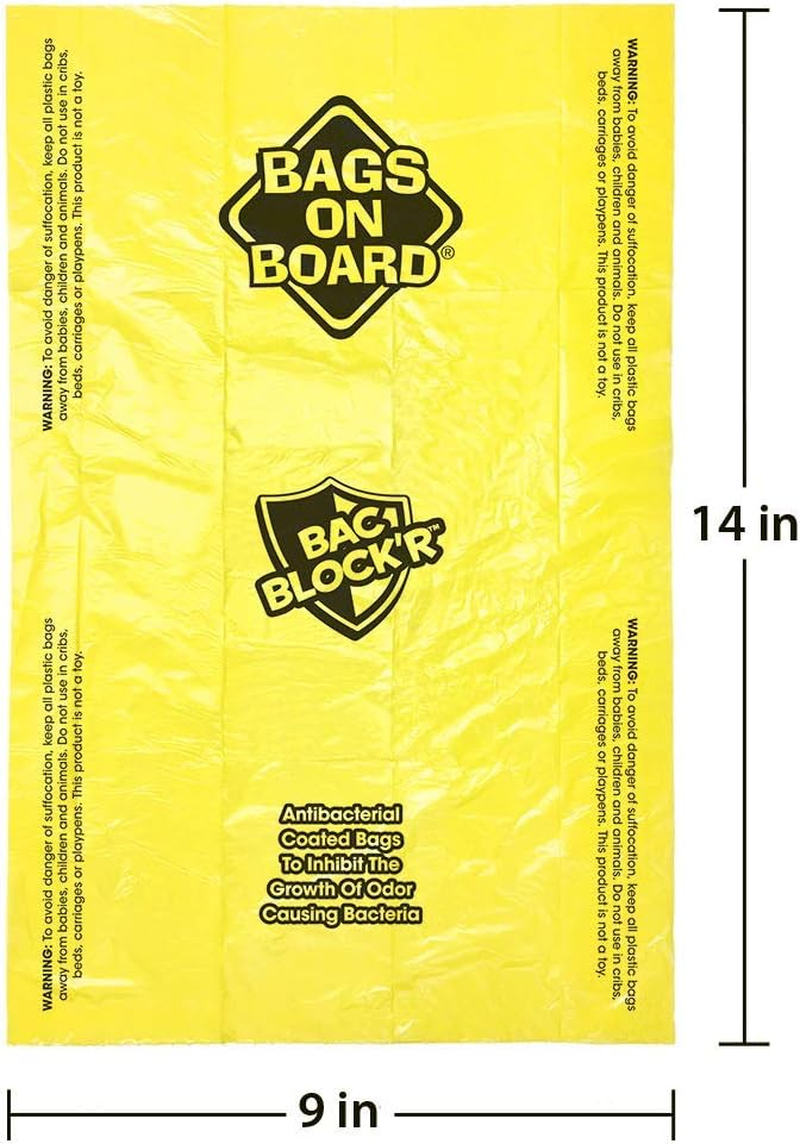 Bags on Board Dog Poop Bags | Strong, Leak Proof Dog Waste Bags | 9 X14 Inches, 600 Assorted Color Bags, Rainbow, 3203940072 image number 6