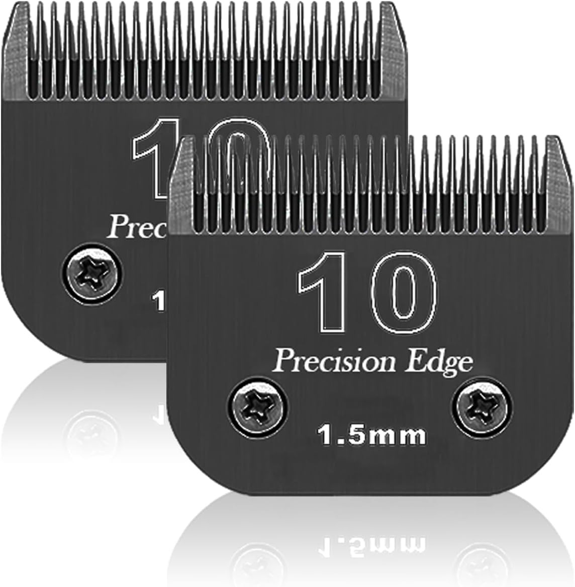 7FC+5FC+4FC Dog Grooming Replacement Blade Compatible with Heiniger/Moser Max45/Andis/Oster A5/Wahl 10 Km Series Clippers for Dogs, Cutting Length, 3 Units, Black