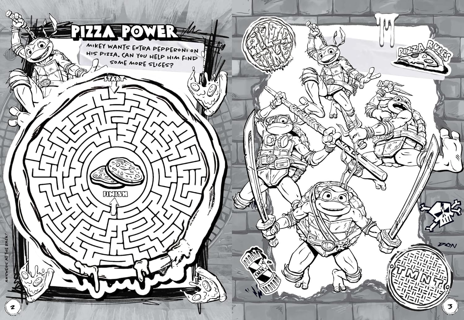 TMNT Mutant Mayhem - Colouring Book