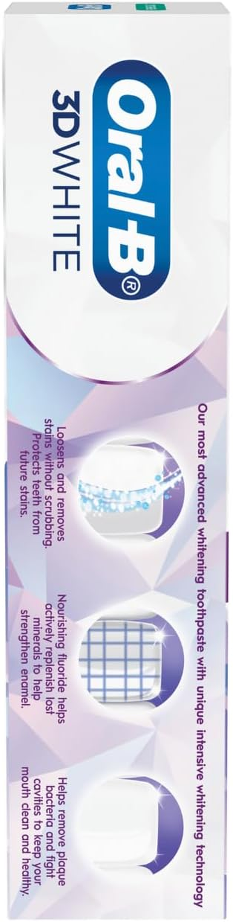 Oral-B 3D White Intensive Whitening Freshness Blast Toothpaste 94G image number 5