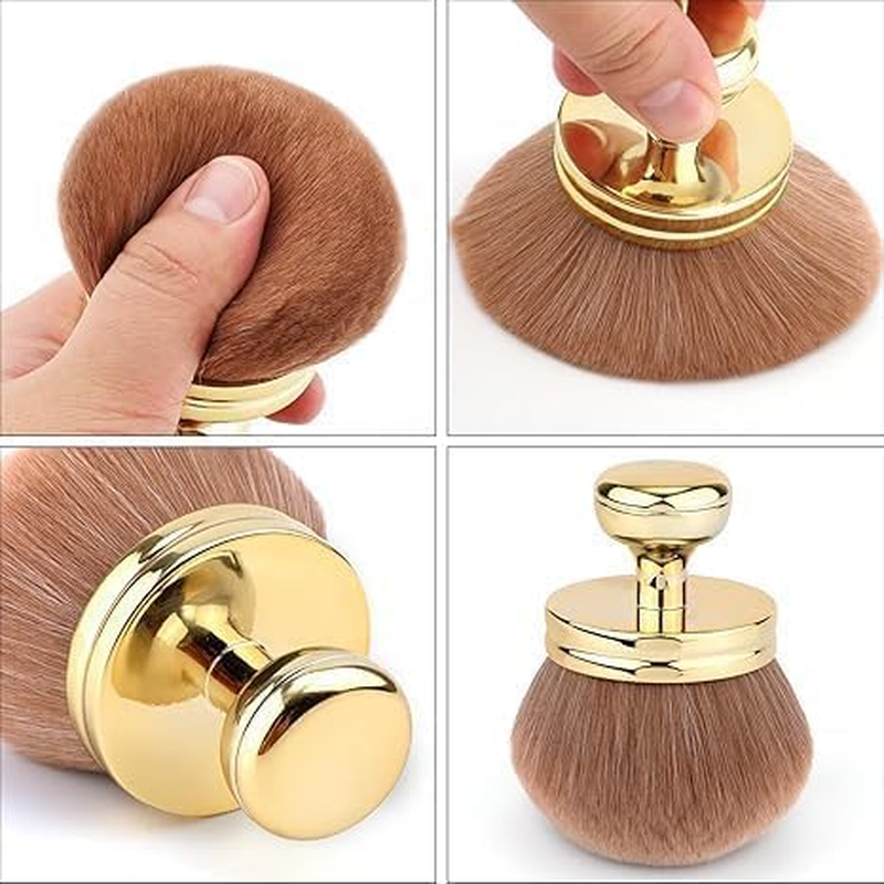 Wide Head Bronzer Body Kabuki Brush for Self Tanner & Back Applicator - 1Pc Extra Large Makeup Brush image number 4