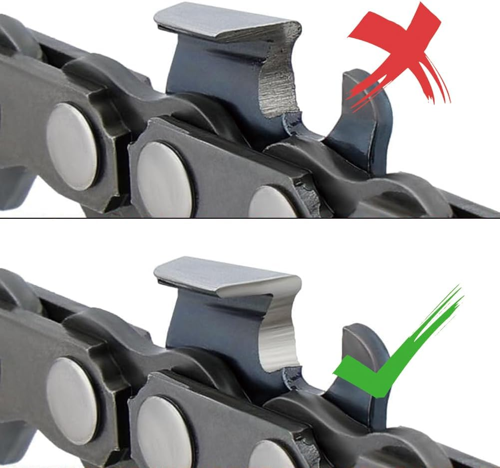 Chainsaw File, 4MM Professional Circular Chainsaw Chain Sharpening Files Set Multifunctional Hand Files Saw Sharpener Accessories for Home Garden Woodworking Cabinetmaker Carpenter image number 4