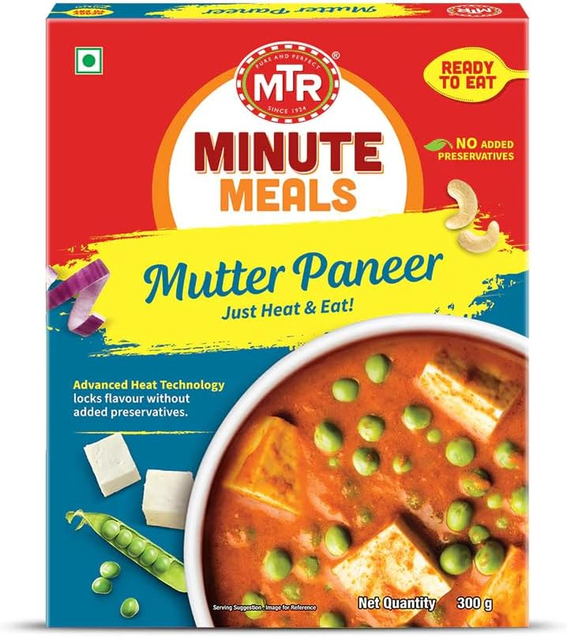MTR Ready-To-Eat Mutter Paneer, 300 G