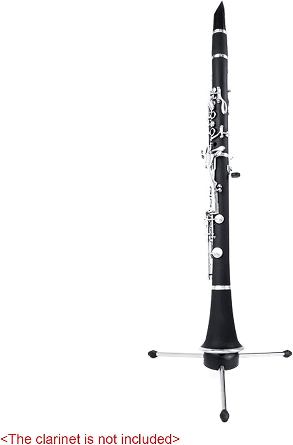 Xinyee Tripod Holder Stand Portable Foldable for Oboe Flute Clarinet Sax Wind Instrument image number 6