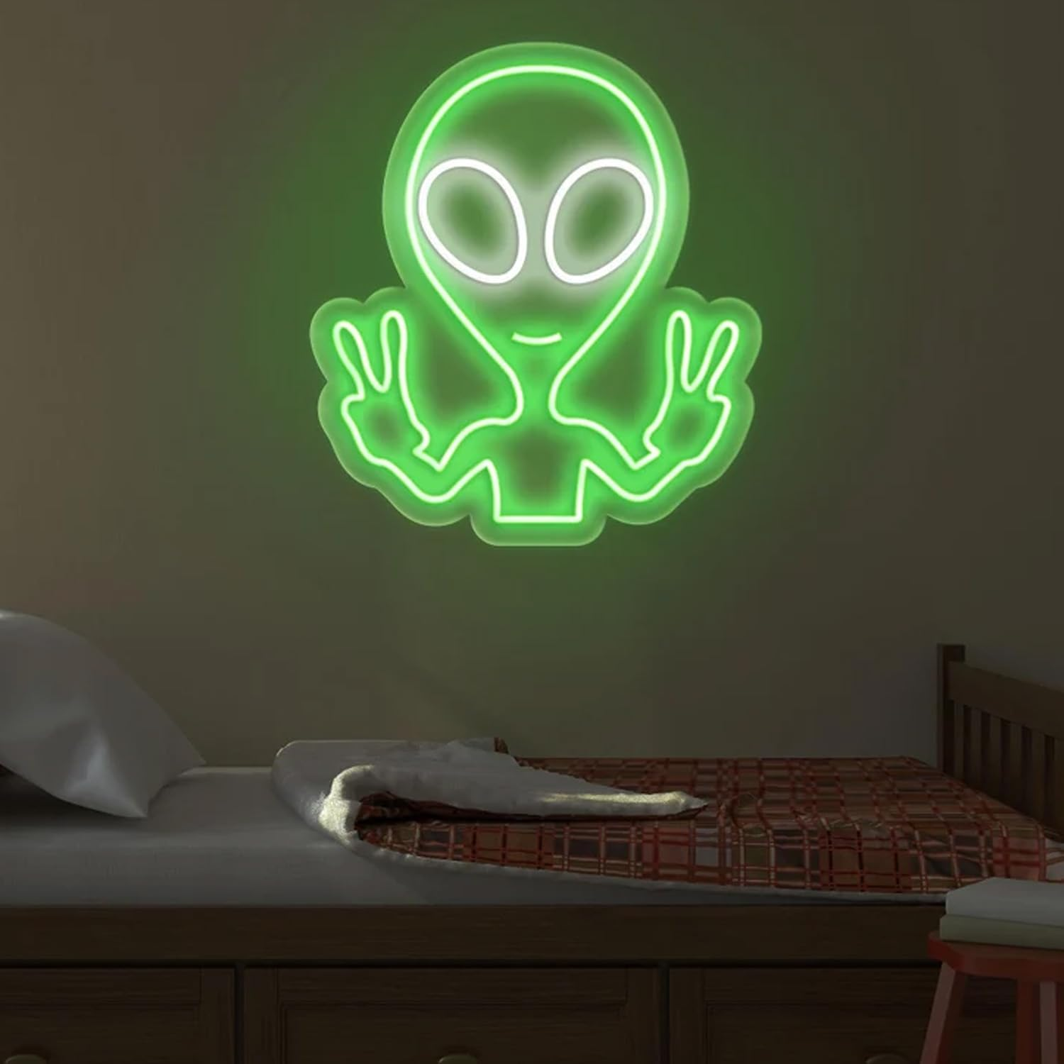 Alien Neon Sign Alien LED Light Alien Cat Neon Light Cat Neon Sign Aesthetic Room Decor Nursery LED Sign Custom Neon Sign UFO Neon Sign