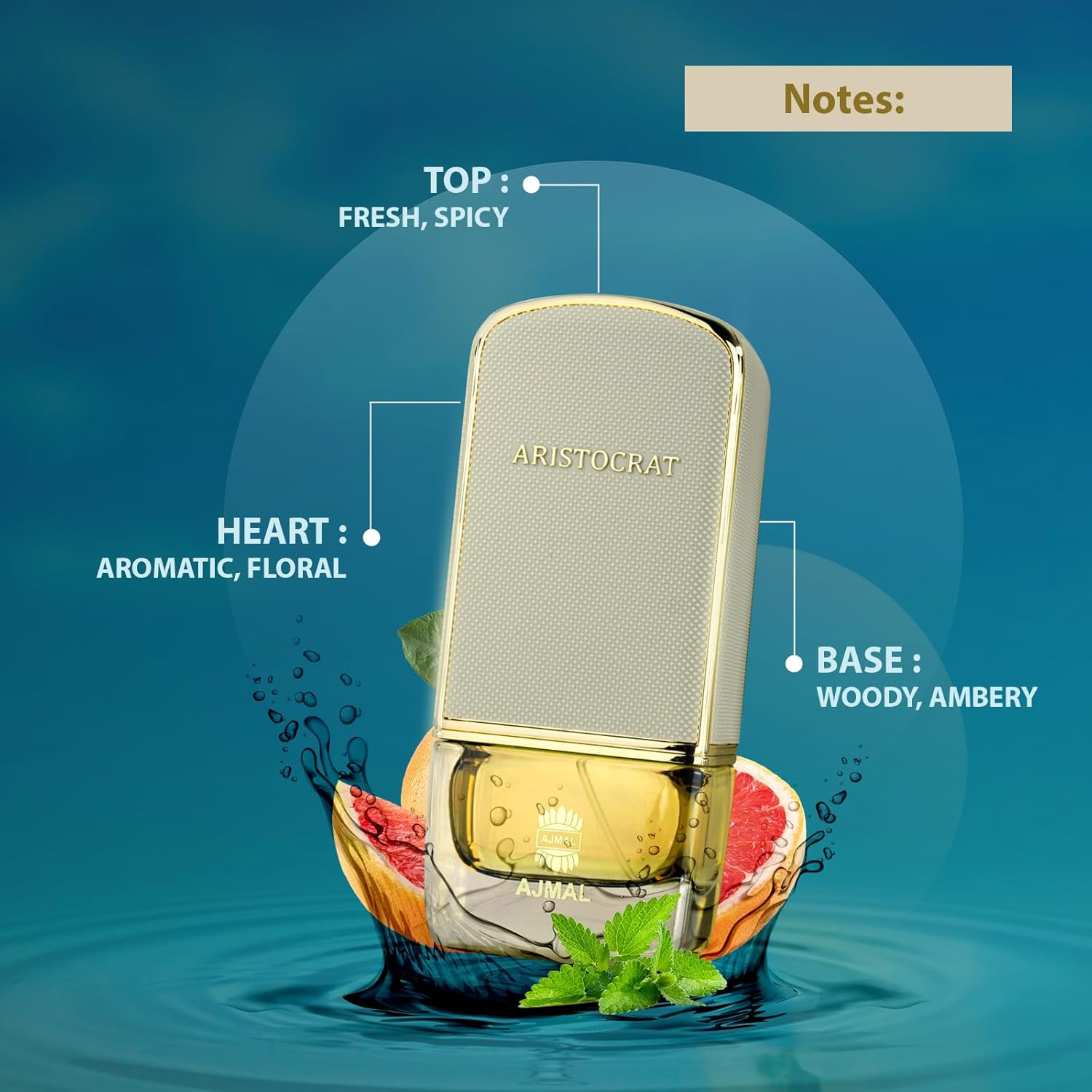 Aristocrat - Coastal by Ajmal for Men - 2.5 Oz EDP Spray