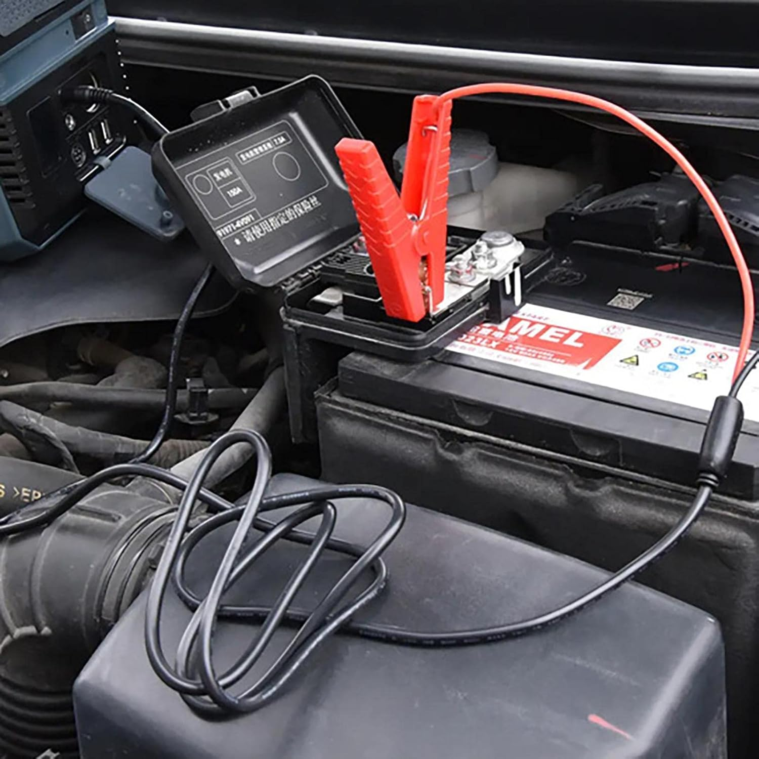 Jumper Cables | Portable Car Jump Starter Booster for 12V | EC5 Plug Connector Automotive Booster Cables for Jump Starting Dead or Weak