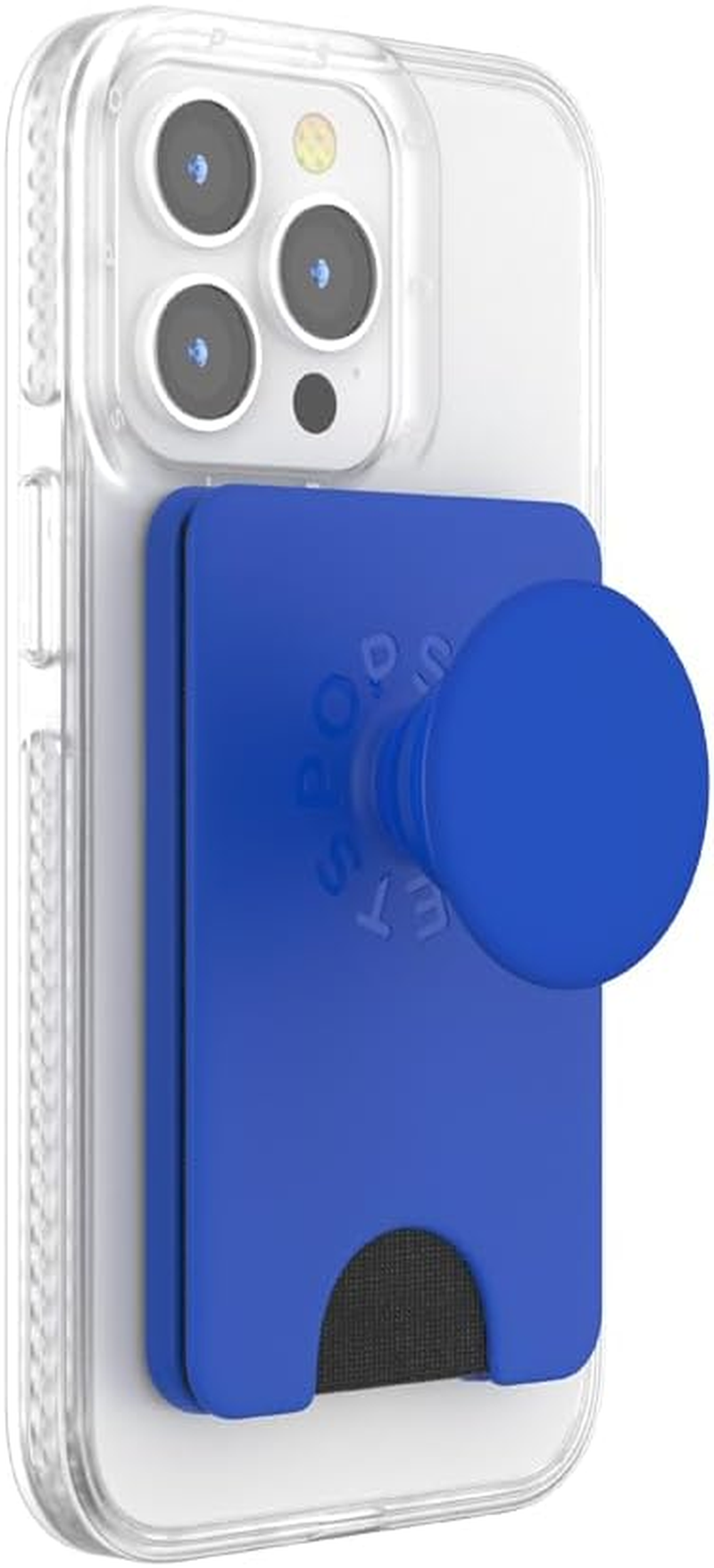 Popsockets Phone Wallet with Expanding Grip, Phone Card Holder, Wireless Charging Compatible, Wallet Compatible with Magsafe, into the Woods - Cobalt image number 7