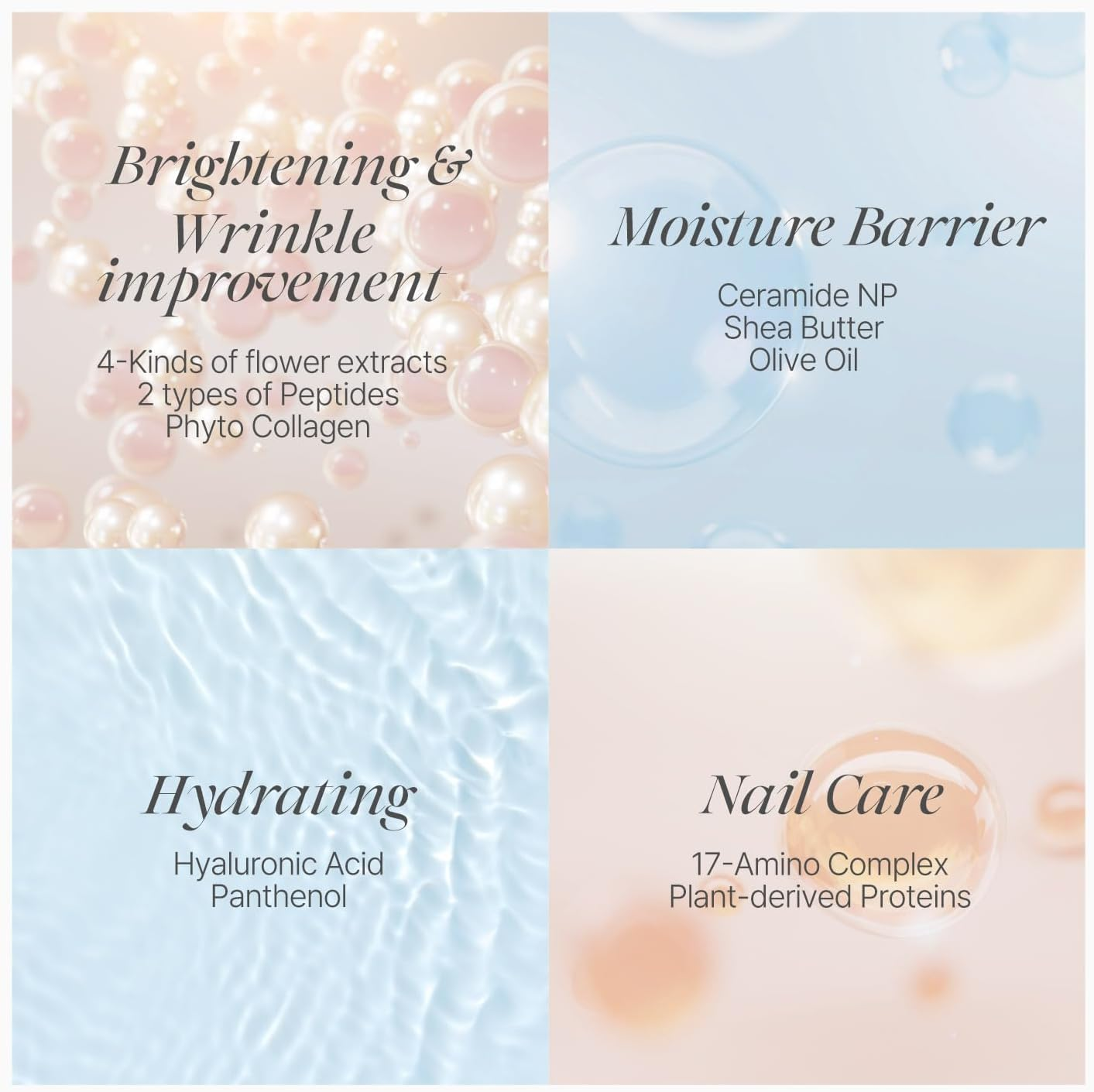 PETITFEE Rose Petal Satin Hand Mask (5Pairs) - Intensive Nourishing, Moisturizing Gloves, Rose Scented Hand Repair Masks with Peptide, Collagen, Shea Butter for Silky Smooth Hand Treatment image number 6