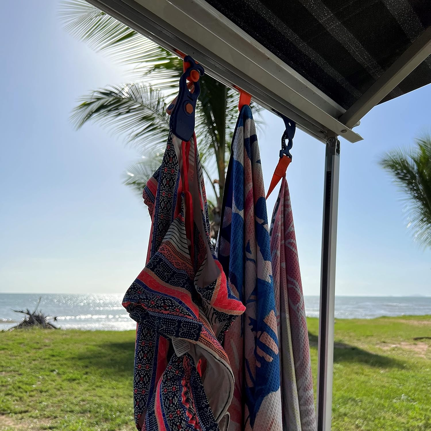 Peggy Peg - Croc-Adapter for Awning Clamps 4 Pcs - 5Mm & 8Mm- Motorhome Piping Rails - Motorhome, Caravan & as Camping Accessories - Compatible with Peggy Peg Crocodile Clips, Storm Strap & L Hooks image number 5