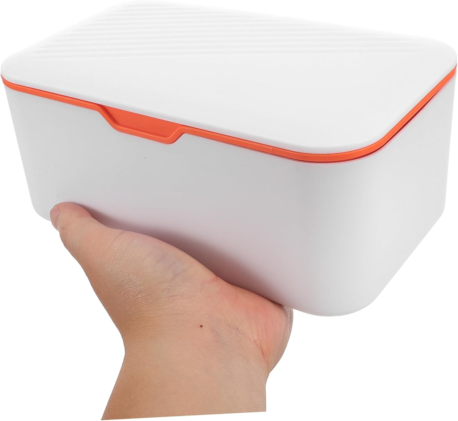 MERRYHAPY 2Pcs Wipes Storage Box Refillable Wipe Holder Wet Tissue Dispenser Sealed Portable Tissue Case for Household image number 2