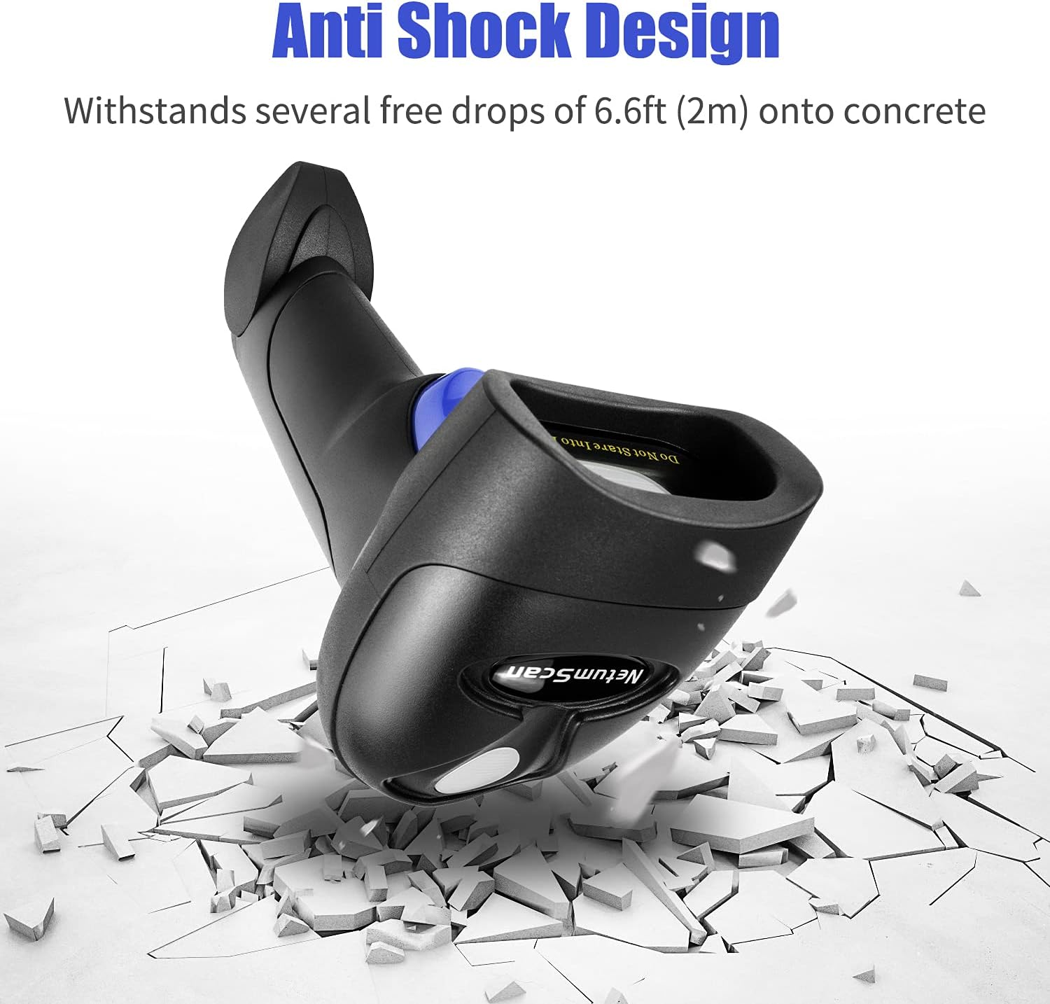 Handheld USB QR Barcode Scanner Reader for Computers, Netumscan Handheld Wired Automatic 1D 2D Image Bar Code Scanners for Mobile Payment, Store, Supermarket, Warehouse image number 3