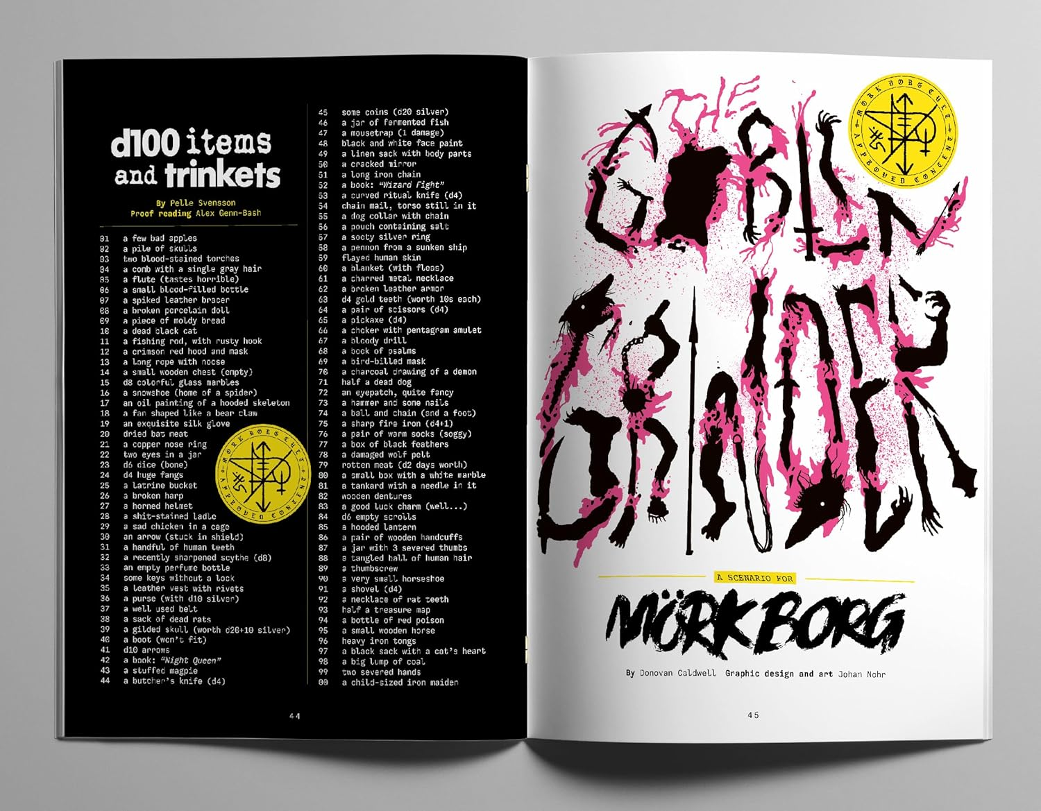 Free League Publishing Mork Borg RPG Cult Feretory Role Playing Game image number 4