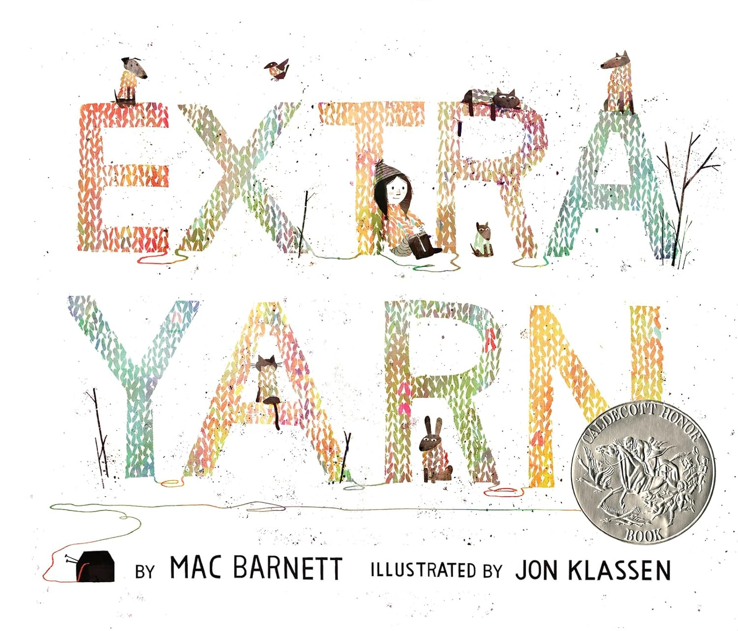 Extra Yarn: the Multiple Award-Winning, Bestselling Team of Mac Barnett and Jon Klassen Tell an Extraordinary Tale about a Little Girl Who Cocoons Her ... Joy and Warmth &hellip; and Brightly Coloured Yarn! image number 1